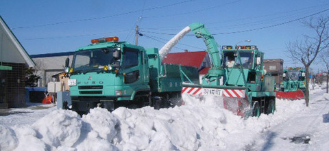 除雪写真