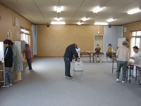 投票所の写真