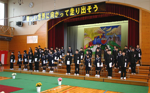 卒業式の写真