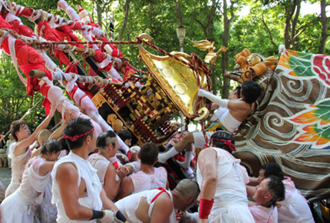 羽幌神社祭の写真