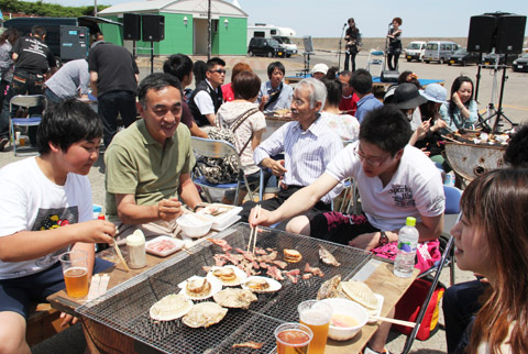 焼尻めん羊まつりの写真