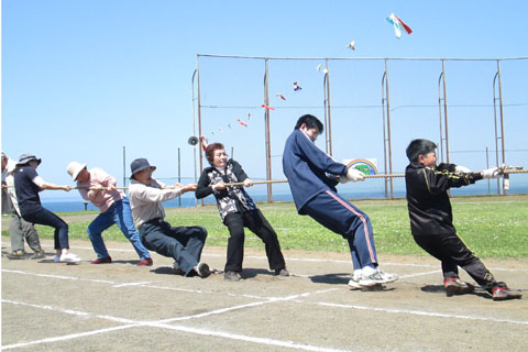 運動会の写真