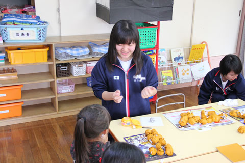 羽幌中学校2年生職業体験