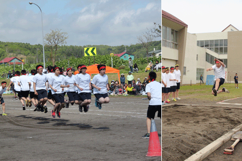 羽幌中学校体育祭