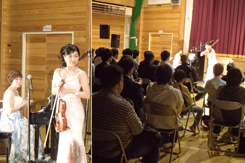 天売焼尻芸術劇場(天売会場の様子)