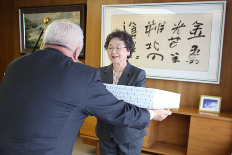 秋の叙勲受章小笠原笑子さん