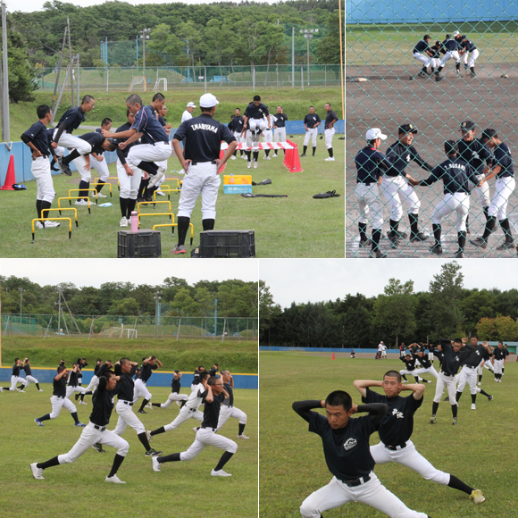 札幌北稜高校野球部合宿