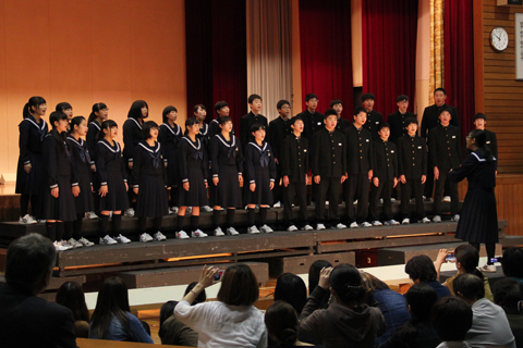 羽幌中学校文化祭