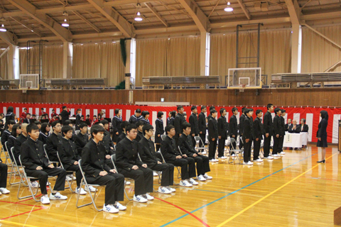 羽幌高等学校入学式